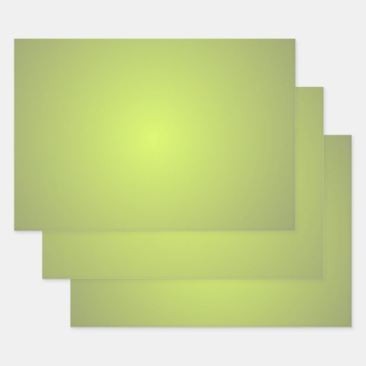 Feuille De Papier Cadeau Citron vert (Lot)