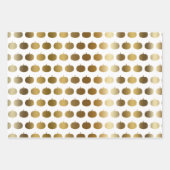 Feuille De Papier Cadeau Citrouille d'or (Devant 2)