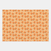 Feuille De Papier Cadeau Citrouille mignon chute Motif (Devant 2)
