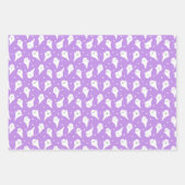 Feuille De Papier Cadeau Citrouille mou et fantôme Halloween (Devant 2)