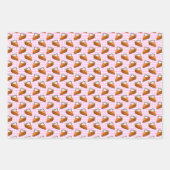 Feuille De Papier Cadeau Citrouille tarte Plaid Thanksgiving Motif (Devant 3)