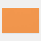 Feuille De Papier Cadeau Citrus Orange (Devant 2)