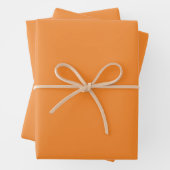 Feuille De Papier Cadeau Citrus Orange (En situation)