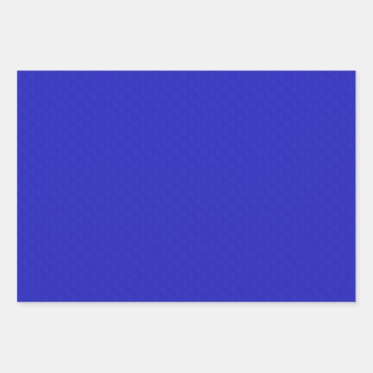 Feuille De Papier Cadeau Clair Solide néon bleu texturé. (Devant)