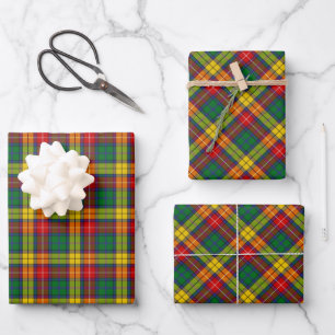 Feuille De Papier Cadeau Clan Buchanan Tartan