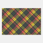 Feuille De Papier Cadeau Clan écossais de Buchanan Tartan (Devant 2)