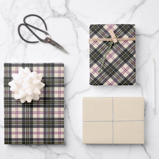 Feuille De Papier Cadeau Clan écossais MacPherson Tartan (Recto)