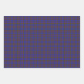 Feuille De Papier Cadeau Clan Elliot Tartan moderne (Devant)