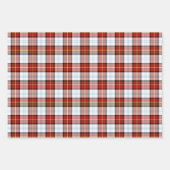 Feuille De Papier Cadeau Clan Gillies Robe Tartan Variations (Devant)