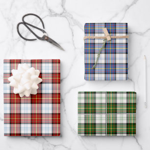 Feuille De Papier Cadeau Clan Gillies Robe Tartan Variations