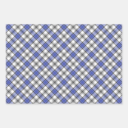Feuille De Papier Cadeau Clan Hannay Tartan (Devant 2)