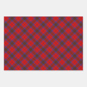Feuille De Papier Cadeau Clan Leslie Red Tartan (Devant 3)