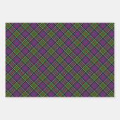 Feuille De Papier Cadeau Clan MacDonald de Clanranald Tartan (Devant 3)
