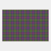 Feuille De Papier Cadeau Clan MacDonald de Clanranald Tartan (Devant)