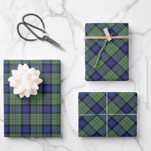 Feuille De Papier Cadeau Clan MacLaren Tartan