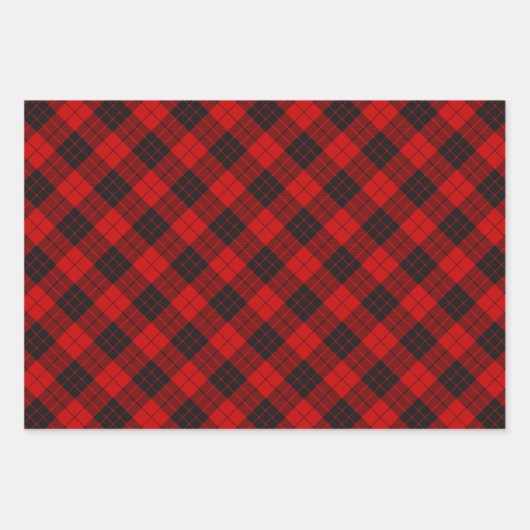 Feuille De Papier Cadeau Clan Macleod de Raasay Tartan (Devant 2)