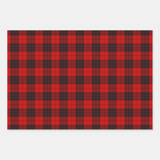 Feuille De Papier Cadeau Clan Macleod de Raasay Tartan (Devant)