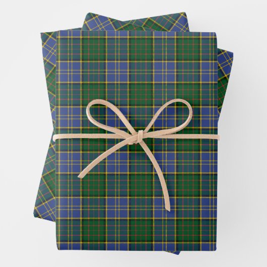 Feuille De Papier Cadeau Clan MacMillan Chasse Tartan (En situation)