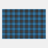 Feuille De Papier Cadeau Clan Ramsay Red Blue et Orange Hunter Tartan (Devant 2)