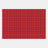 Feuille De Papier Cadeau Clan Rose Tartan Plaid (Devant 3)