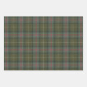 Feuille De Papier Cadeau Clan Tartan écossais du Sutherland (Devant)