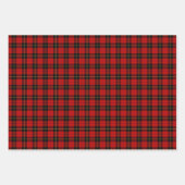 Feuille De Papier Cadeau Clan Wallace Tartan Variations (Devant)