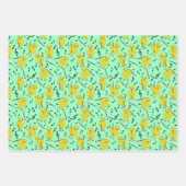Feuille De Papier Cadeau Clarinet Chick Clarinets Notes musicales Enveloppe (Devant 3)