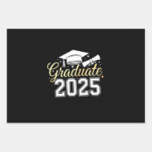 Feuille De Papier Cadeau Classe De Diplôme De 2025 (Devant)