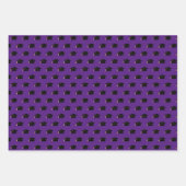 Feuille De Papier Cadeau Classe de plafond de diplôme Année pourpre (Devant 3)