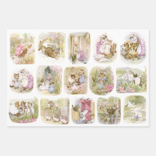 Feuille De Papier Cadeau Classic Beatrix Potter (Devant 3)
