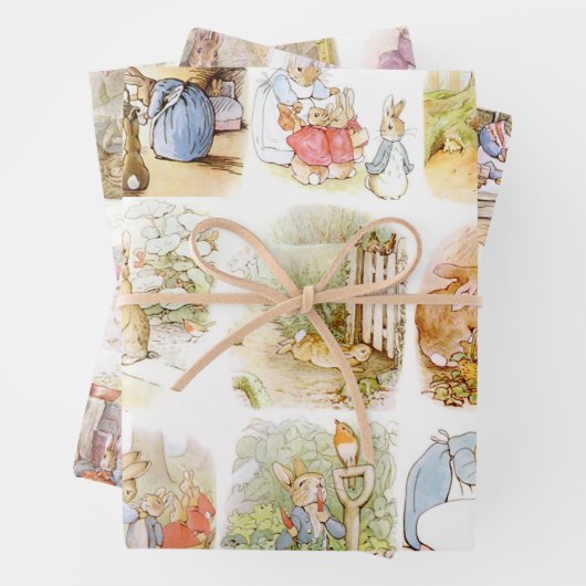 Feuille De Papier Cadeau Classic Beatrix Potter (En situation)