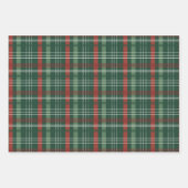 Feuille De Papier Cadeau Classic Holiday Red and Green Plaid Christmas (Devant)
