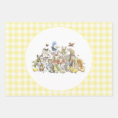 Feuille De Papier Cadeau Classic Peter le lapin fête d'anniversaire (Devant)