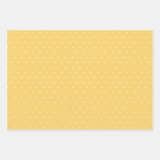 Feuille De Papier Cadeau Classic Teddy Bear Jaune Bow Baby shower (Devant 3)