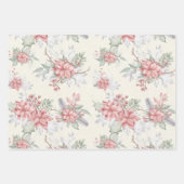 Feuille De Papier Cadeau Classique de vacances (Devant 2)