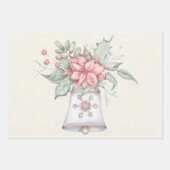 Feuille De Papier Cadeau Classique de vacances (Devant)