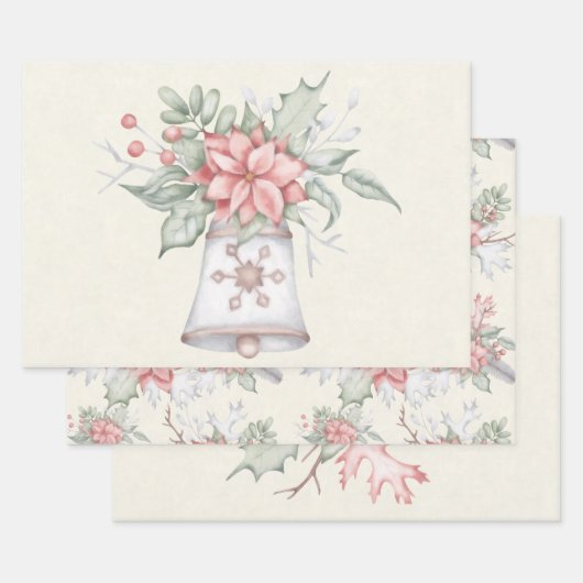 Feuille De Papier Cadeau Classique de vacances (Lot)