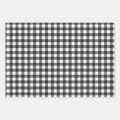 Feuille De Papier Cadeau Classique Plaid de Buffalo Rustique (Devant 2)
