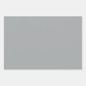 Feuille De Papier Cadeau Classique Sans Temps Traditionnel Noir Gris Et Bla (Devant 3)