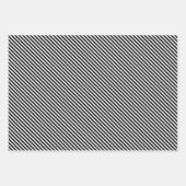 Feuille De Papier Cadeau Classique Turquoise noir foncé noir Plaid (Devant 2)