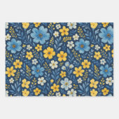 Feuille De Papier Cadeau Classy Shabby Chic Floral Motif (Devant)