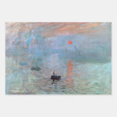 Feuille De Papier Cadeau Claude Monet (Devant)