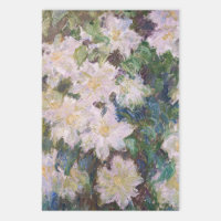 Claude Monet - Clematis blanc