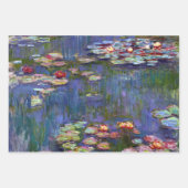 Feuille De Papier Cadeau Claude Monet, Eau Lily Pond (Devant)