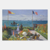 Feuille De Papier Cadeau Claude Monet - Jardin de Sainte-Adresse (Devant 3)