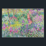 Feuille De Papier Cadeau Claude Monet - Le jardin d'Iris à Giverny<br><div class="desc">Jardin d'Iris à Giverny / Jardin d'Artiste à Giverny - Claude Monet,  1899-1900</div>