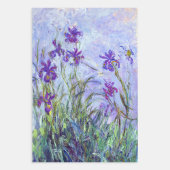 Feuille De Papier Cadeau Claude Monet - Lilac Irises / Iris Mauves