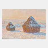 Feuille De Papier Cadeau Claude Monet - Sélection de chefs-d'oeuvre (Devant 3)