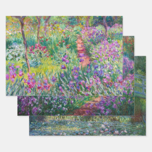 Feuille De Papier Cadeau Claude Monet - Sélection de chefs-d'oeuvre Giverny