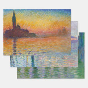 Feuille De Papier Cadeau Claude Monet - Sélection des chefs-d'oeuvre de Ven
